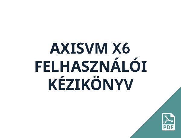 AXISVM X6 felhasználói kézikönyv