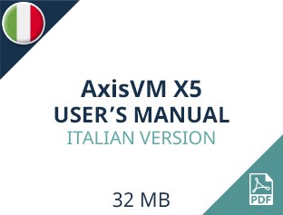 AxisVM X5 User Manual Italian Version