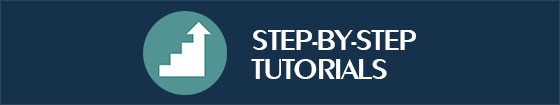 Step by step tutorials