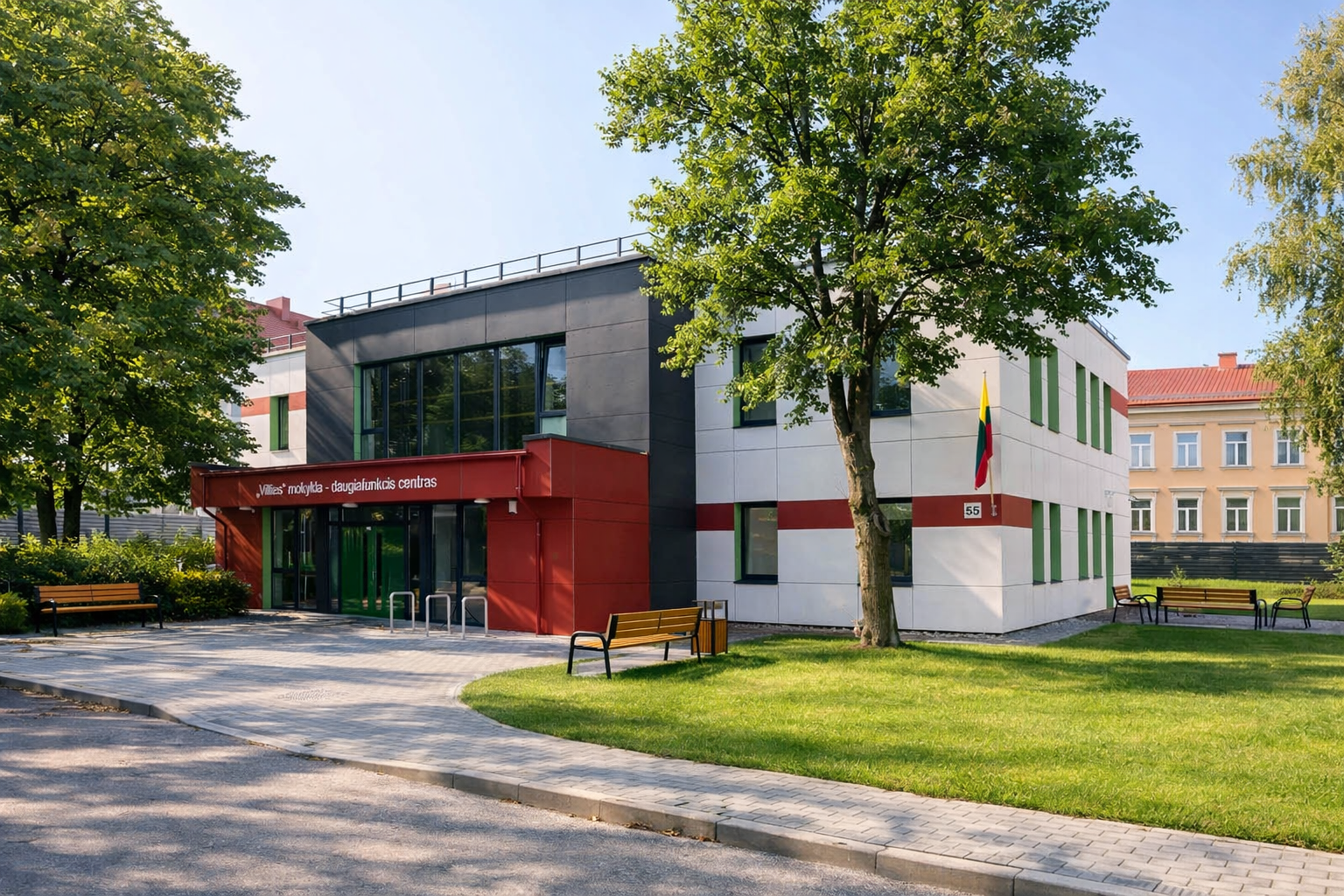 A Vilnius "Vilties" Iskola rekonstukciója