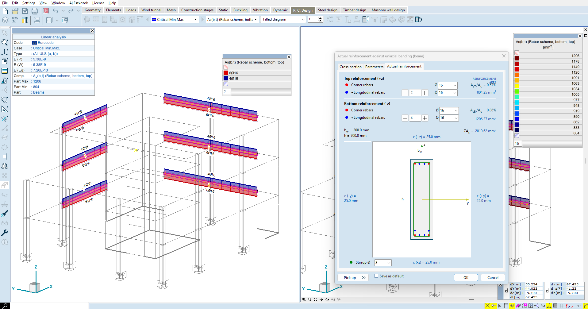 Analysis and modeling — group beam design