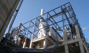 Cement factory, Algeria - reinforced concrete steel structure