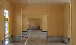Social Housing Via Cenni - timber structure