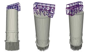 Vasbeton szerkezetű siló megerősítése - vasbeton szerkezet